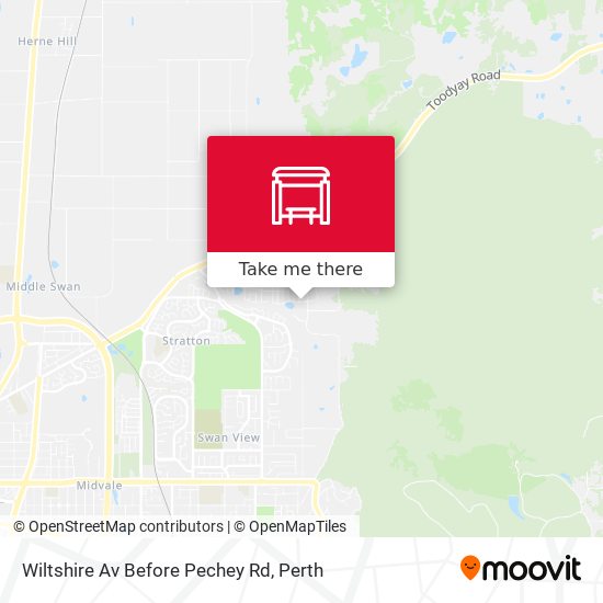 Wiltshire Av Before Pechey Rd map
