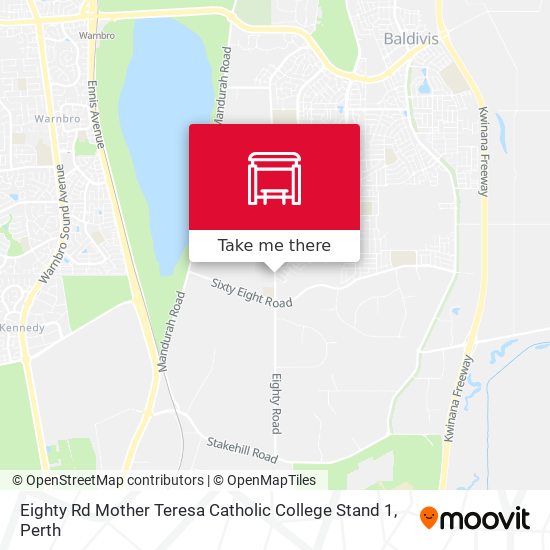 Eighty Rd Mother Teresa Catholic College Stand 1 map