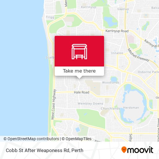 Cobb St After Weaponess Rd map