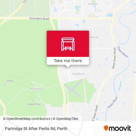 Partridge St After Perlis Rd map