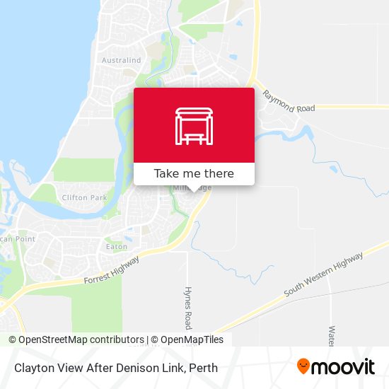 Clayton View After Denison Link map