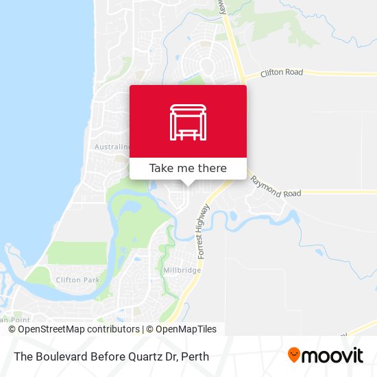 The Boulevard  Before Quartz Dr map