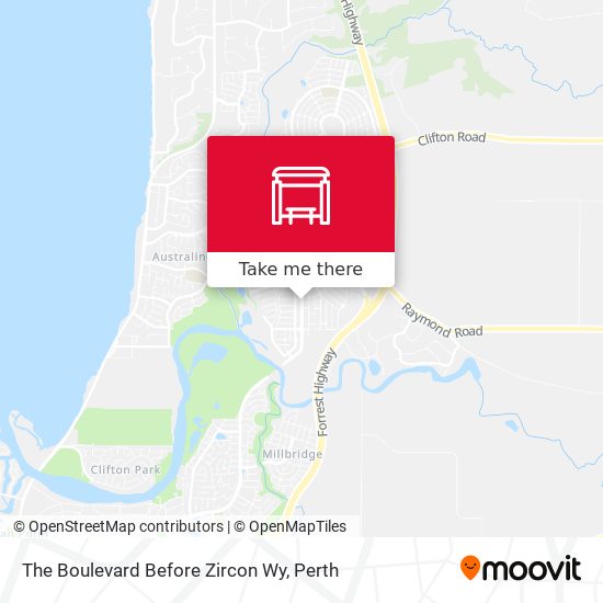 The Boulevard  Before Zircon Wy map