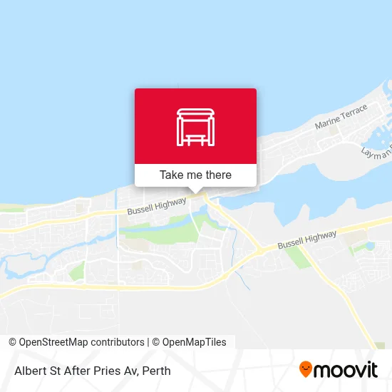 Mapa Albert St After Pries Av