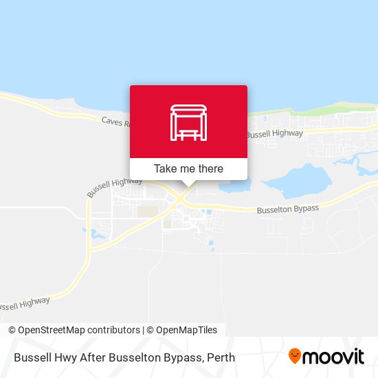 Bussell Hwy After Busselton Bypass map