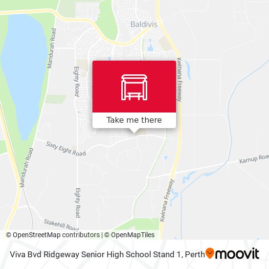 Viva Bvd Ridgeway Senior High School Stand 1 map