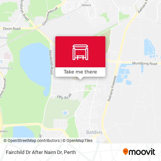 Fairchild Dr After Nairn Dr map