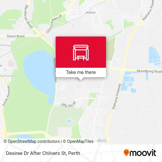 Mapa Desiree Dr After Chilvers St