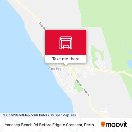 Mapa Yanchep Beach Rd Before Frigate Crescent