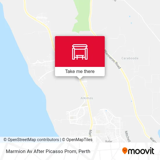 Mapa Marmion Av After Picasso Prom