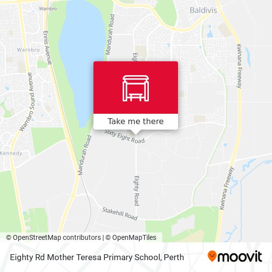 Mapa Eighty Rd Mother Teresa Primary School