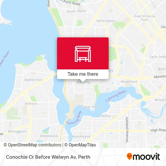 Mapa Conochie Cr Before Welwyn Av