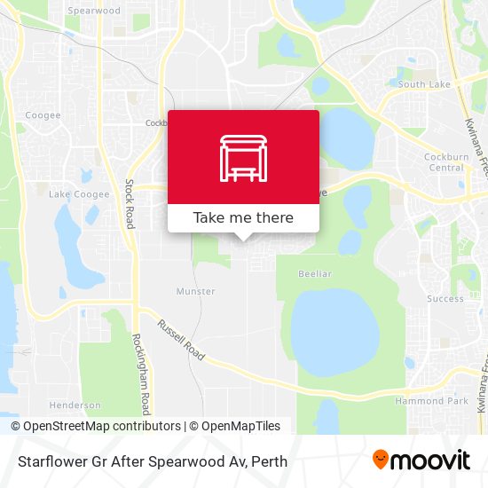 Starflower Gr After Spearwood Av map