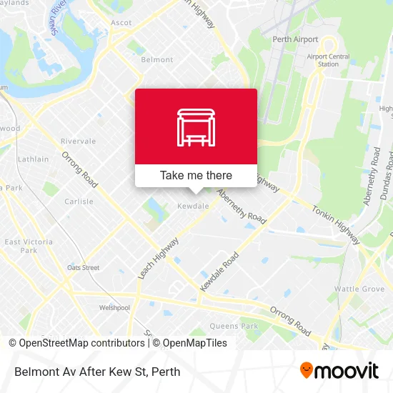 Belmont Av After Kew St map
