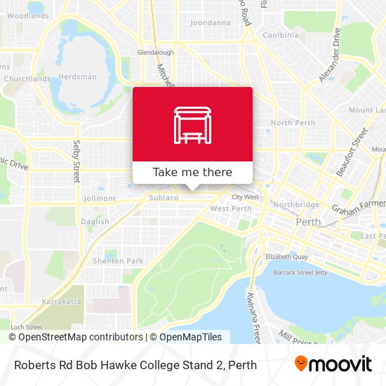 Roberts Rd Bob Hawke College Stand 2 map