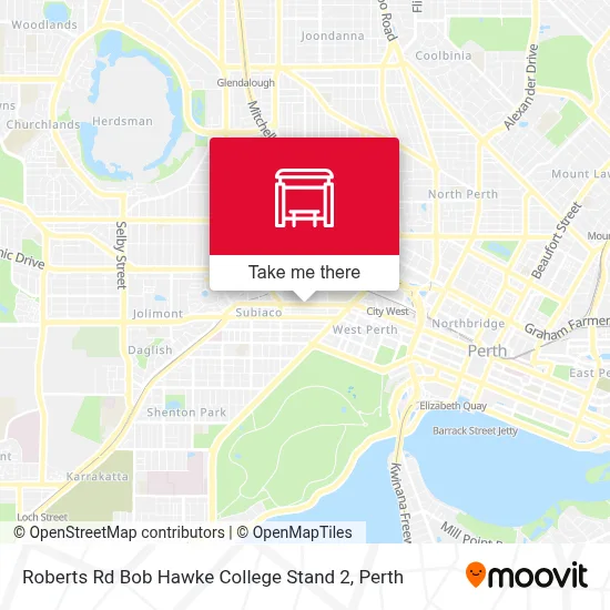 Mapa Roberts Rd Bob Hawke College Stand 2