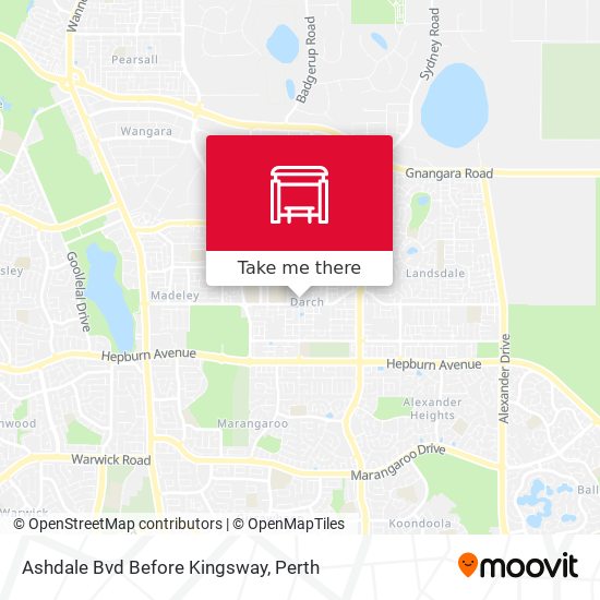 Ashdale Bvd Before Kingsway map