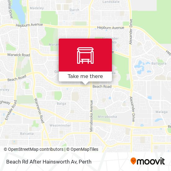 Beach Rd After Hainsworth Av map