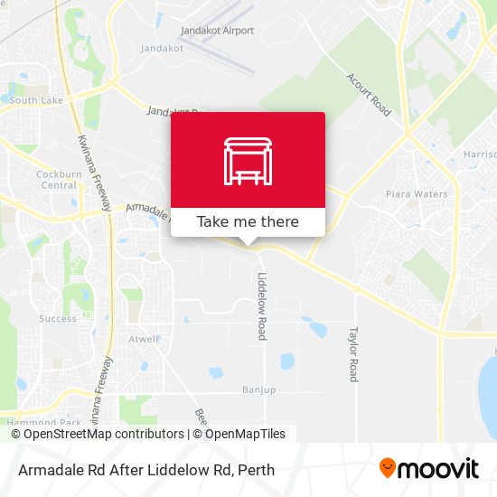 Armadale Rd After Liddelow Rd map
