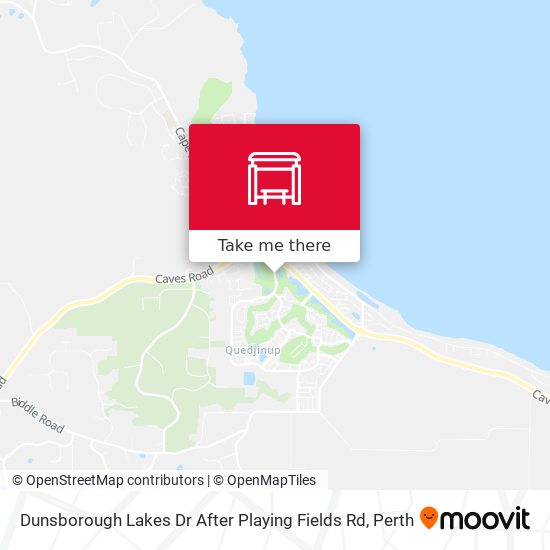 Dunsborough Lakes Dr After Playing Fields Rd map