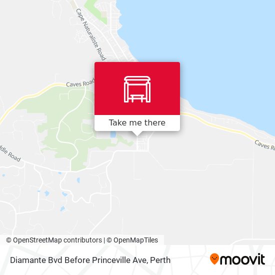 Diamante Bvd Before Princeville Ave map