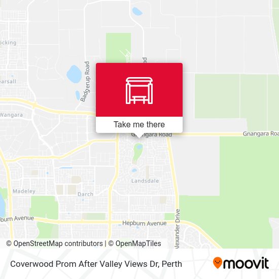 Coverwood Prom After Valley Views Dr map