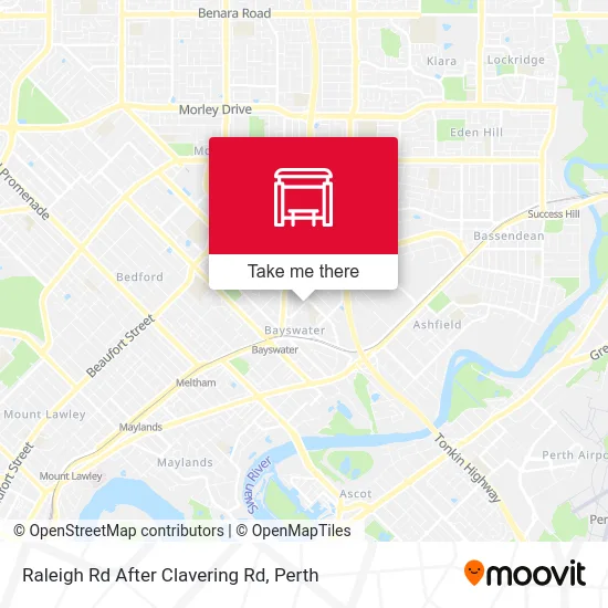 Mapa Raleigh Rd After Clavering Rd