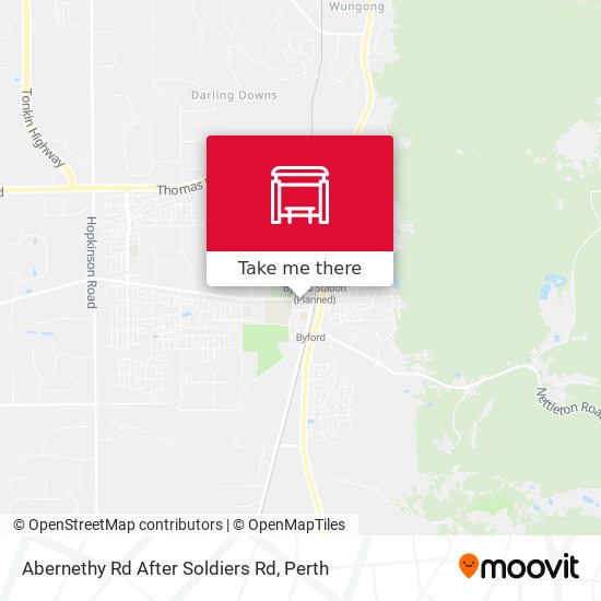 Abernethy Rd After Soldiers Rd map