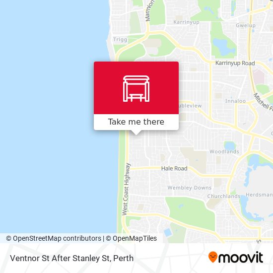 Ventnor St After Stanley St map