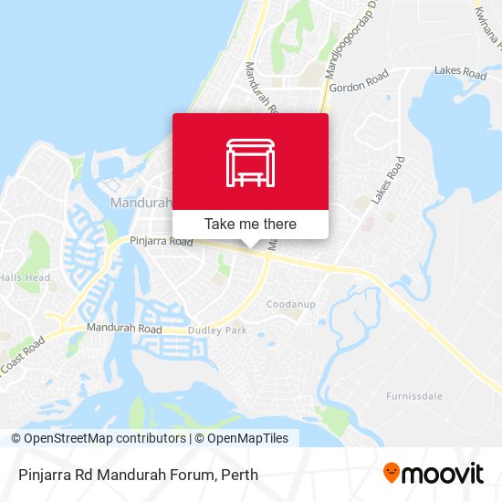 Mapa Pinjarra Rd Mandurah Forum