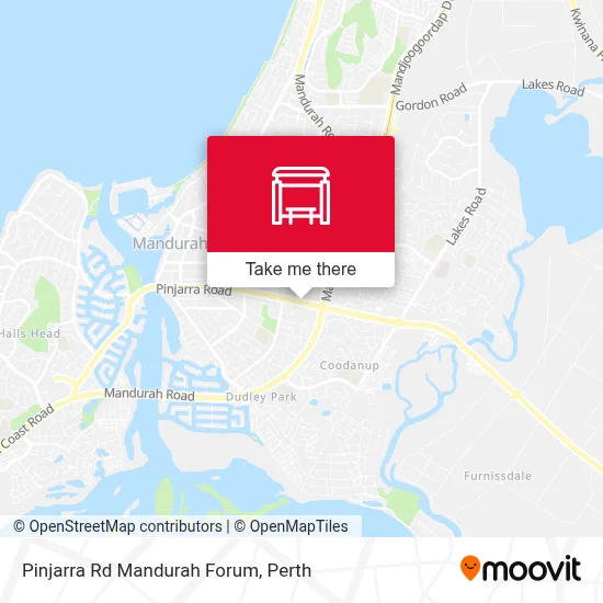 Mapa Pinjarra Rd Mandurah Forum