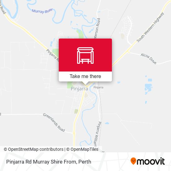 Mapa Pinjarra Rd Murray Shire From