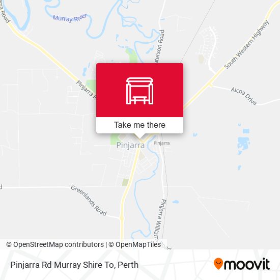 Pinjarra Rd Murray Shire To map
