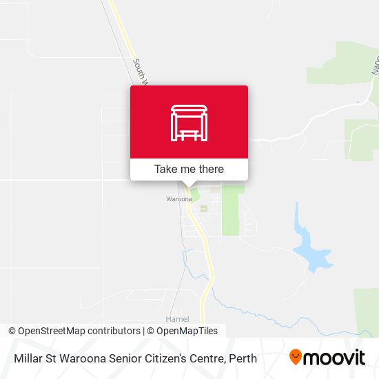 Millar St Waroona Senior Citizen's Centre map