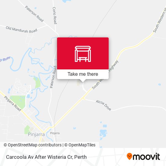 Carcoola Av After Wisteria Cr map