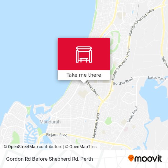 Gordon Rd Before Shepherd Rd map