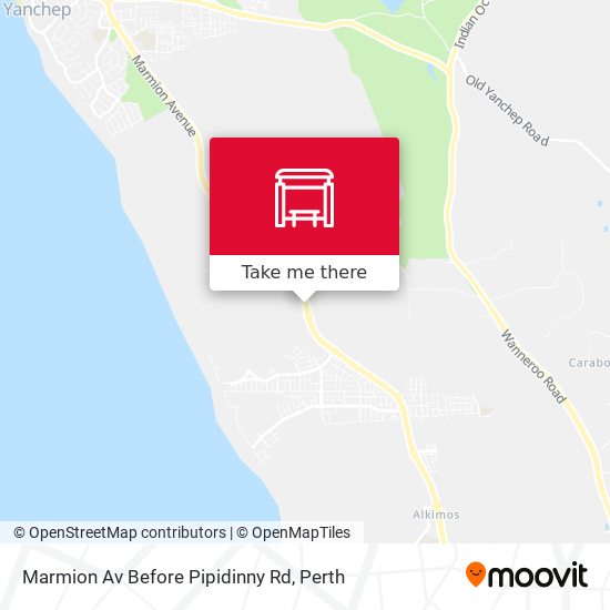 Marmion Av Before Pipidinny Rd map