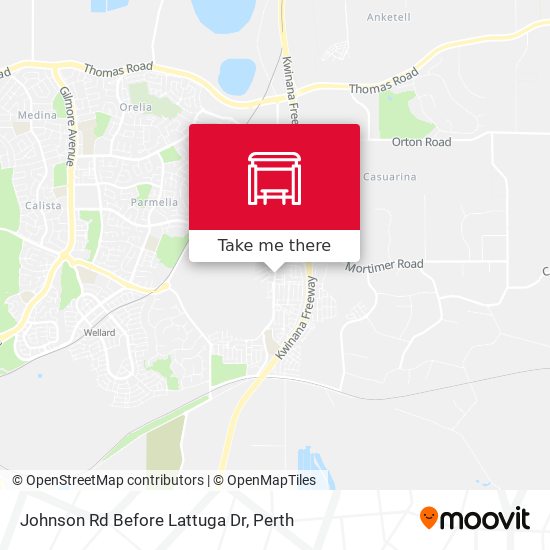 Johnson Rd Before Lattuga Dr map