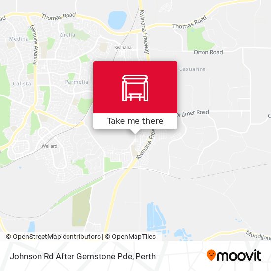 Johnson Rd After Gemstone Pde map
