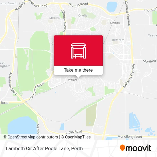 Mapa Lambeth Cir After Poole Lane