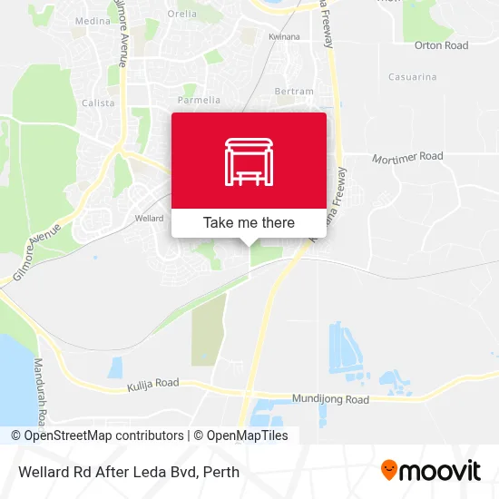 Mapa Wellard Rd After Leda Bvd