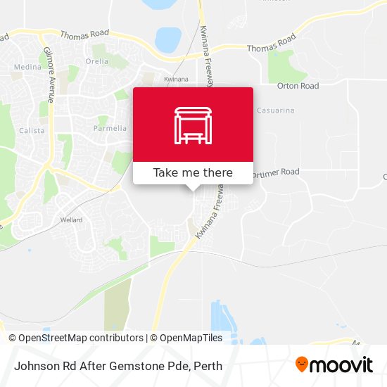 Johnson Rd After Gemstone Pde map