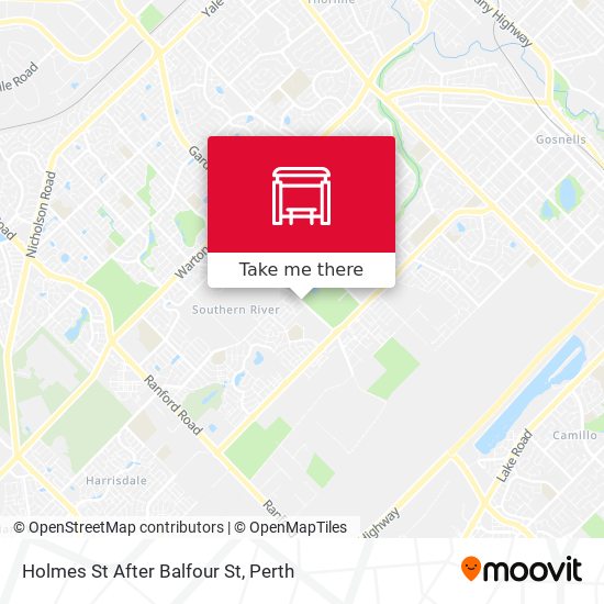 Holmes St After Balfour St map