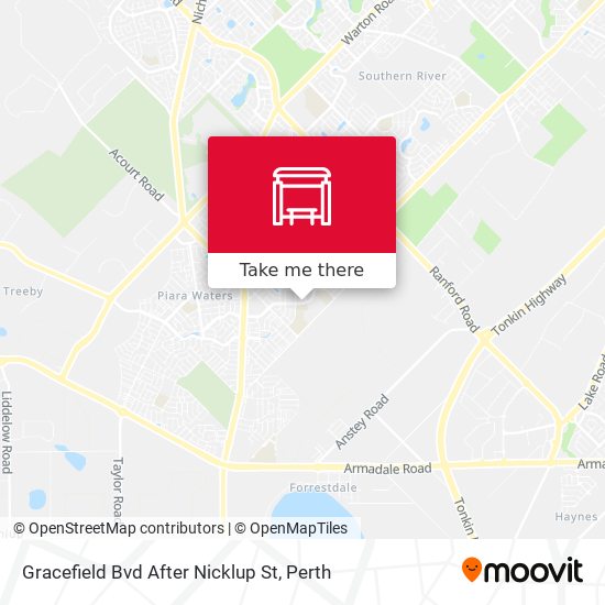 Gracefield Bvd After Nicklup St map