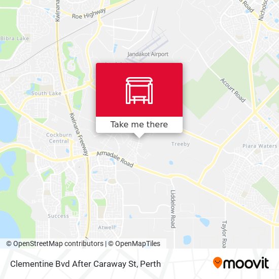 Clementine Bvd After Caraway St map