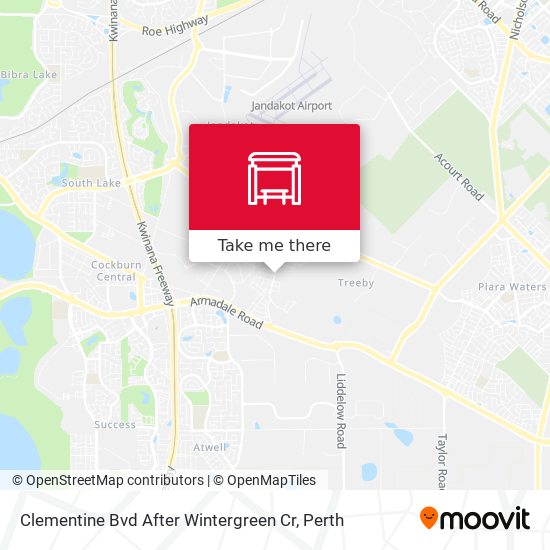 Clementine Bvd After Wintergreen Cr map