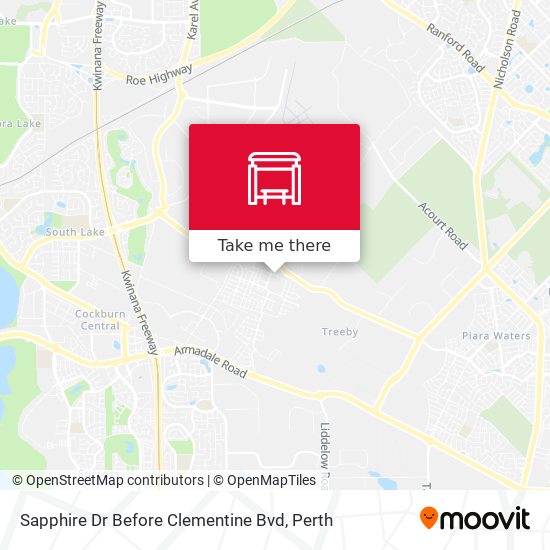 Sapphire Dr Before Clementine Bvd map