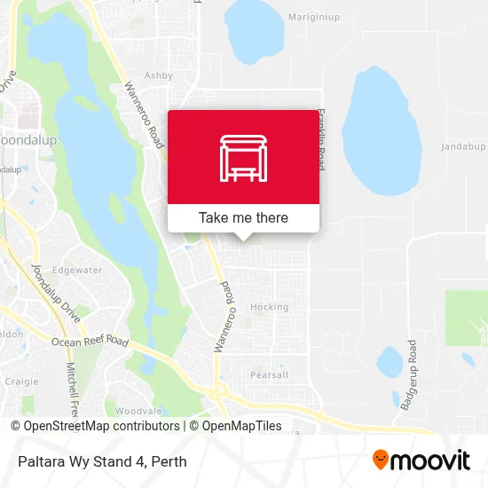 Mapa Paltara Wy Stand 4