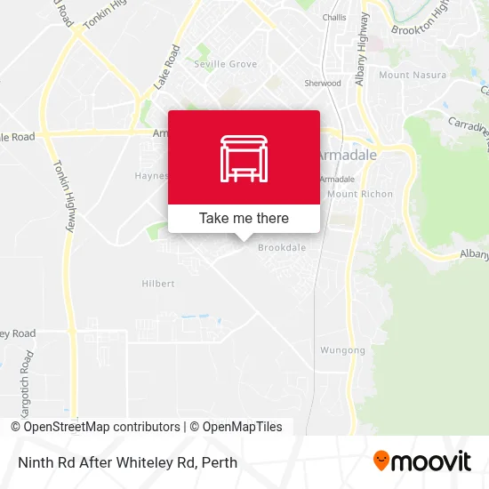 Mapa Ninth Rd After Whiteley Rd