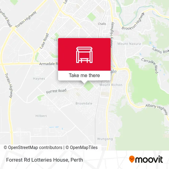 Forrest Rd Lotteries House map